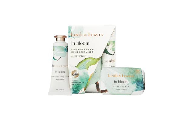 Linden Leaves Green Verbena Cleansing Bar - Option to incl. Hand Cream