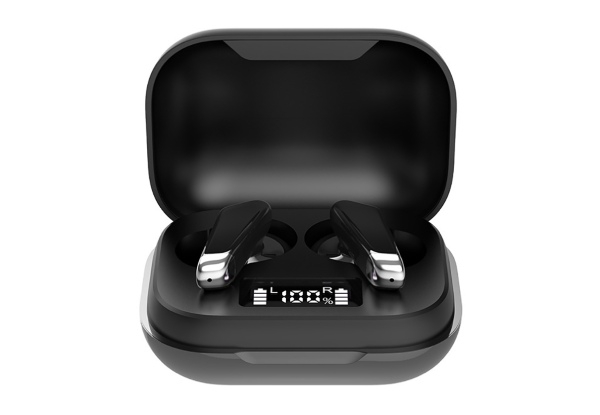 Mini Bluetooth Earphones with LED Power Display - Two Colours Available