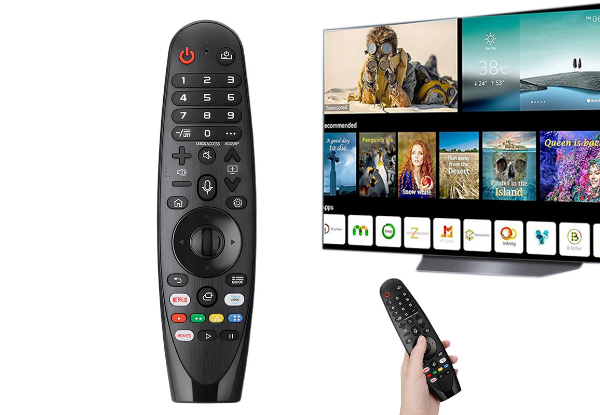 Replacement Remote Control Compatible with LG TV - Option for Two-Piece