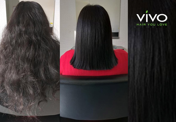 Smoothing Keratin Treatment, Shampoo Service, Head Massage & Blow Wave incl. Any Two At-Home Kerasilk Aftercare Products - Medium & Long Hair Options Available