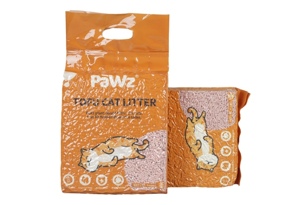 PaWz 2.5kg Flushable Tofu Cat Litter - Available in Four Scents & Option for Six-Piece