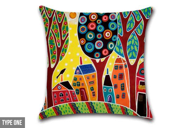Art Deco Cushion Cover - Six Options Available