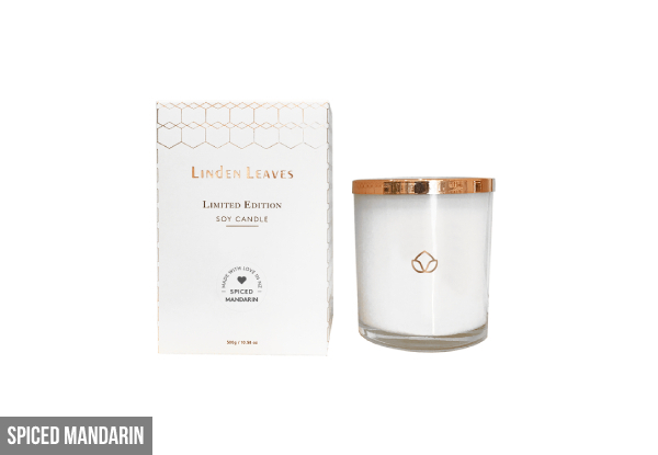 Linden Leaves Soy Candle Range - Three Scents Available