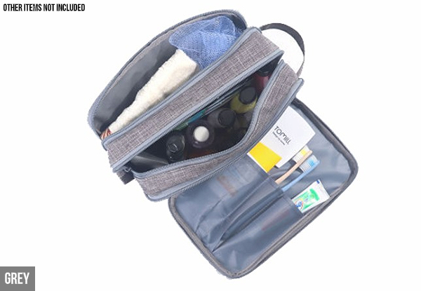 Wet & Dry Travel Makeup & Toiletries Bag - Four Colours Available with Free Delivery