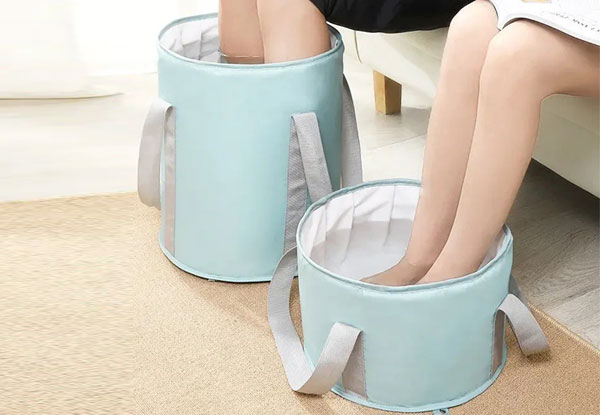 Collapsible Foot Soak Bath Tub - Available in Three Colours & Two Sizes