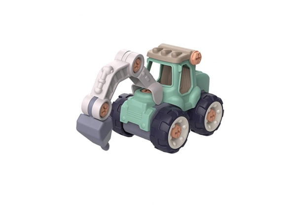 Detachable Assembled Excavator Toy - Four Colours Available
