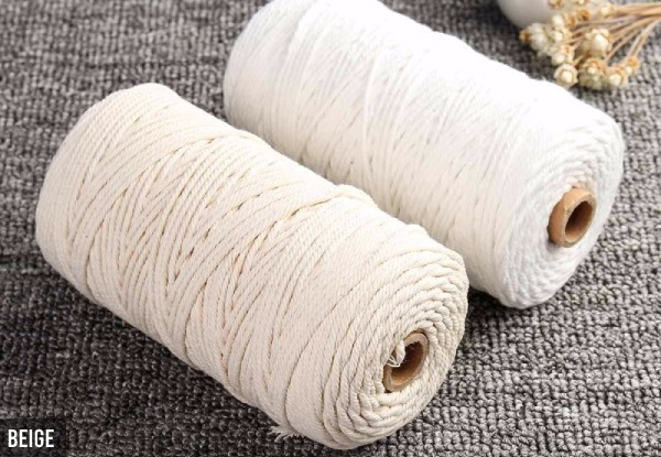 200m Cotton Decorative Cord - Two Colours Available