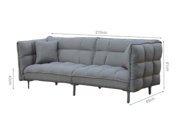 Jenner Sofa Bed in Light Grey