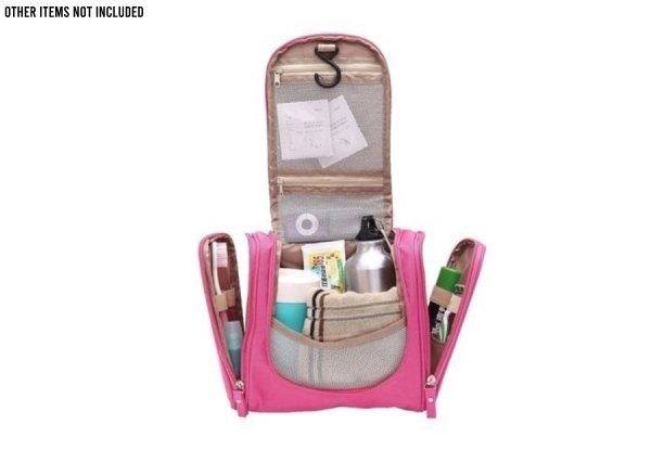 Hanging Travel Toiletry Bag - Four Colours Available