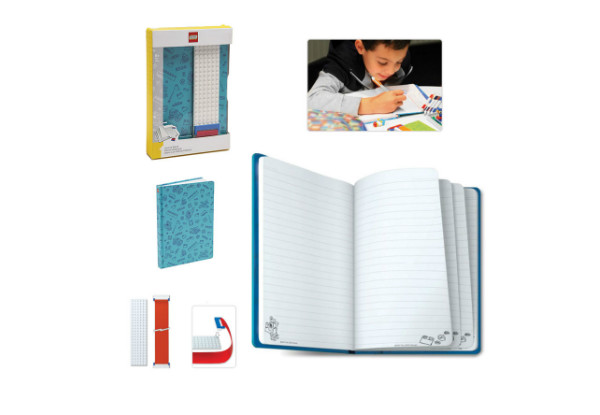 LEGO Journal with Building Band - Three Colours Available