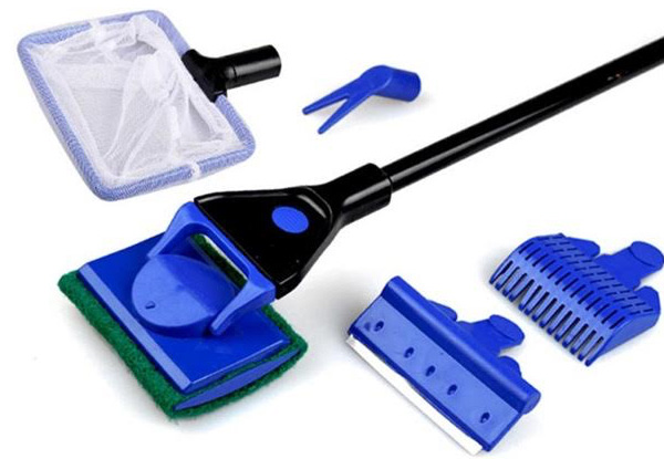 Five-in-One Complete Aquarium Fish Tank Cleaning Set