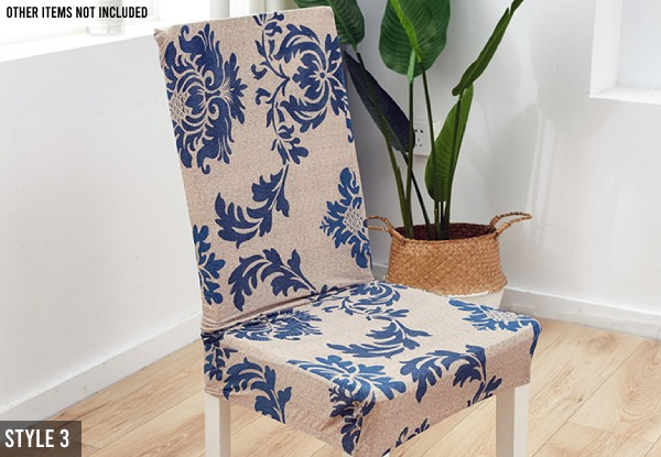 Dust-proof Elastic Chair Covers - Eight Styles Available - Option for Two or Four
