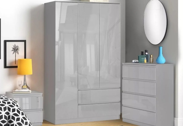 Serena Wardrobe Cabinet - Three Colours Available