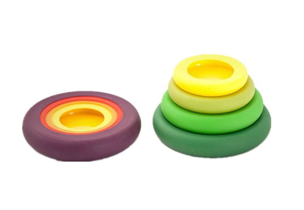 Four-Piece Silicone Food Huggers Set - Option for Two Sets