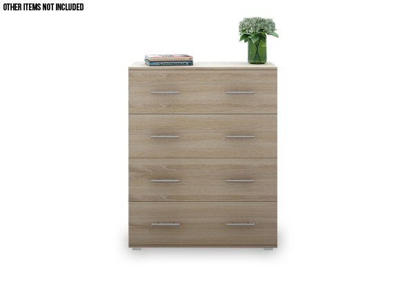 Four-Drawer High Gloss Tallboy