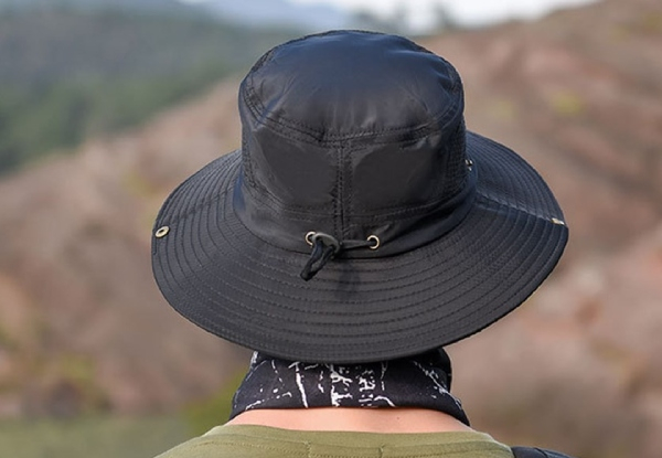Bucket Hat with Wide Brim - Four Colours Available