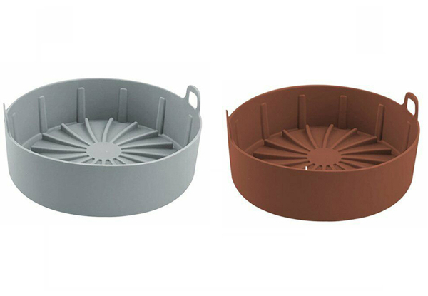 Air Fryer Silicone Pot with Mat - Two Colours & Two Sizes Available