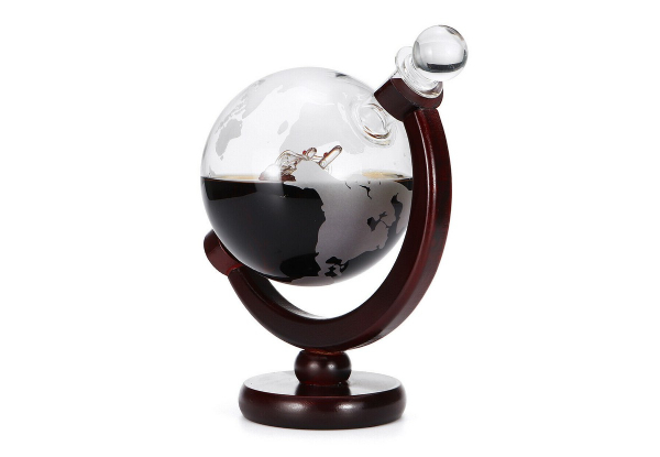 Glass Globe 850ml Whiskey Decanter - Option for Two
