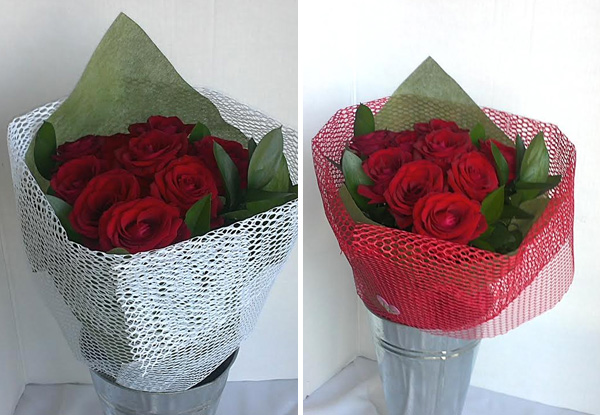 $40 for a Bouquet of Five Red Roses, or $70 for Ten Roses – Both Options incl. Valentine's Day Delivery for Palmerston North, Wellington & Feilding on Valentines Day, or North Island Urban Delivery on Friday 12th February (value up to $120)