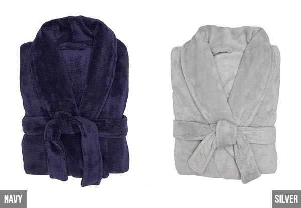 Bambury Microplush Robe - 12 Colours Available