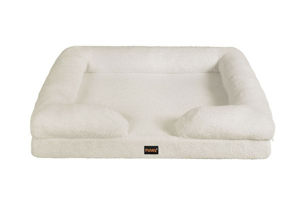 PaWz Washable Memory Foam Pet Sofa Bed - Available in Two Colours & Four Sizes