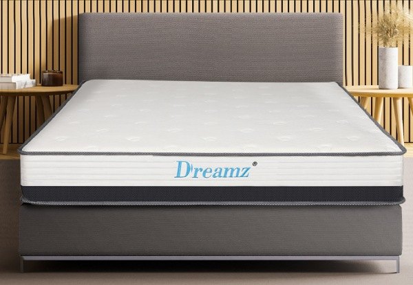 DreamZ 21cm Pocket Spring Single Mattress Foam Bed Top