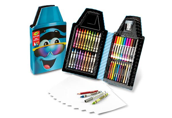 50-Piece Crayola Tip Art Case