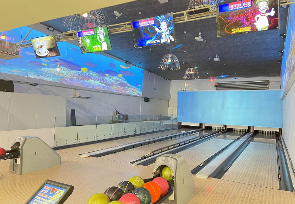 One Game of Bowling for One Person – Option for Four People