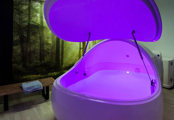 60-Minute Ultimate Relaxation in a Floatation Pod for One Person - Option for Four Floats