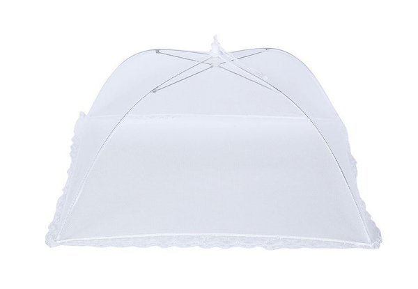 Three-Pack Mesh Pop Up Food Cover - Option for Six-Pack