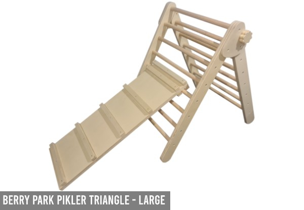 Berry Park Pikler Kids Play Equipment Range - Option for Arch or Triangle in Two Sizes