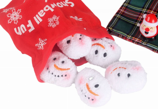 Christmas Indoor Snowball Fun Set