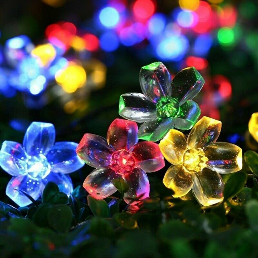 Solar Cherry Blossom Fairy String Light - Available in Three Colours & Three Sizes