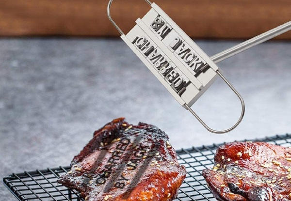 BBQ DIY Branding Iron with 55 Letters
