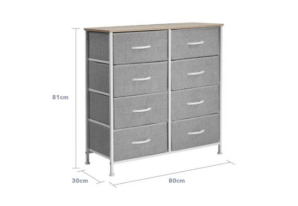 Eight-Drawer Wardrobe Cabinet - Three Styles Available