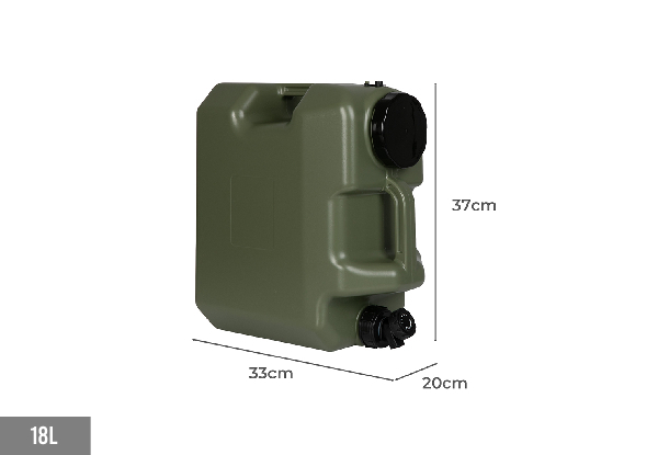 Mountview Outdoor Jerry Can Container - Three Sizes Available