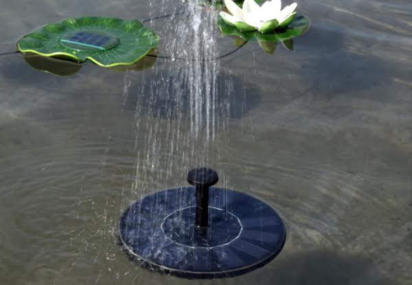 Solar Powered Water Fountain Pump
