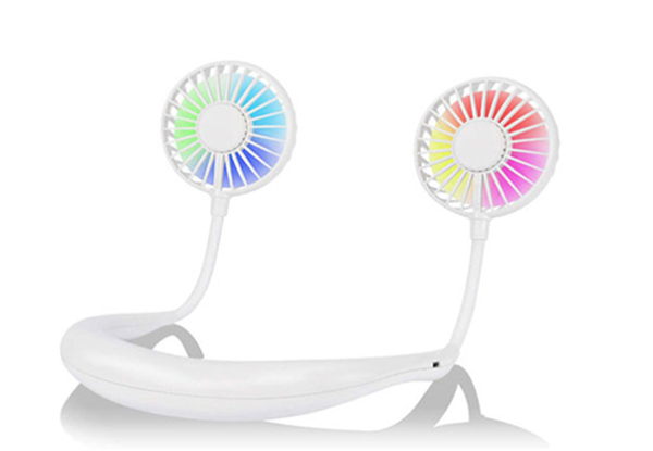 Portable Hanging Neck Fan - Four Colours Available