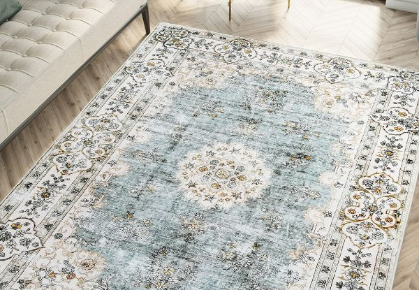 Marlow Soft Plush Vintage Floor Rug - Four Sizes Available