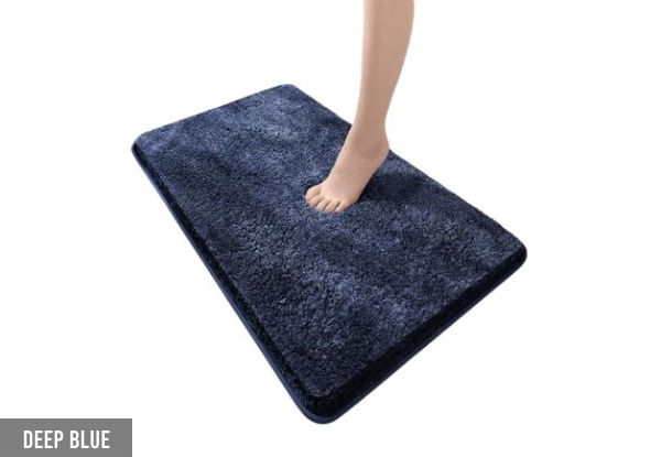 Soft Comfortable Anti-Slip Thick Plush Floor Mat - Four Colours Available