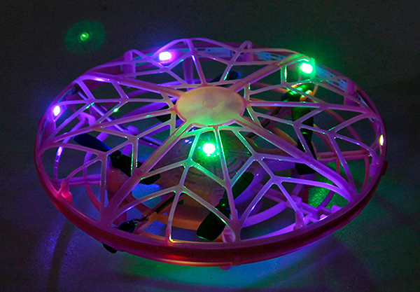 Hand Operated LED Children’s Toy Drone - Three Colours Available