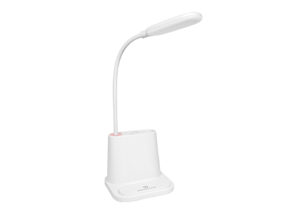 USB Rechargeable Touch Dimming Table Lamp - Two Colours Available