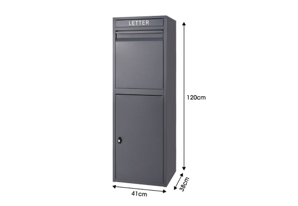 Freestanding Weatherproof Letterbox - Two Sizes Available