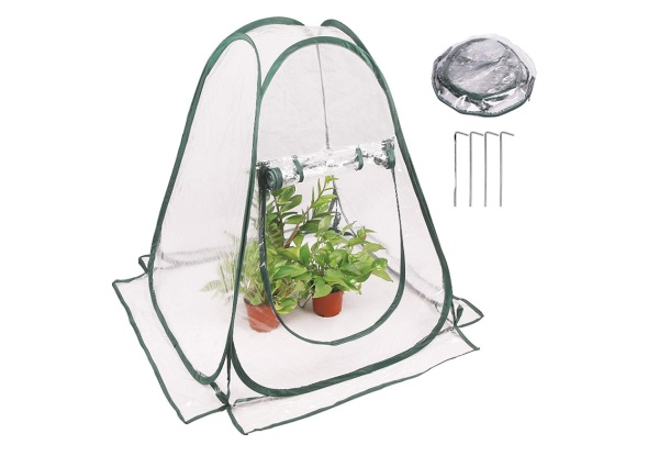 Pop-Up Greenhouse Plant Cover - Option for Two-Pack