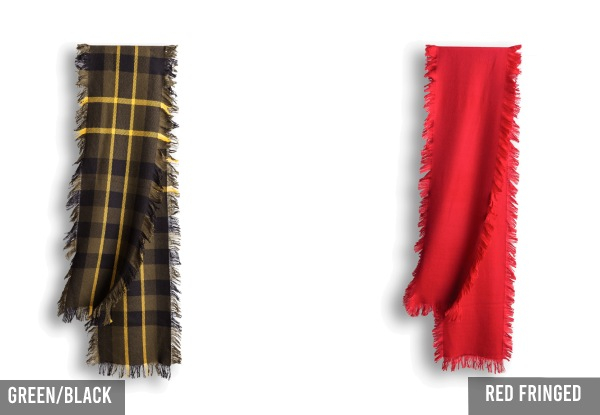 100% Australian Merino Wool Scarf Range - Three Styles & 12 Colours Available