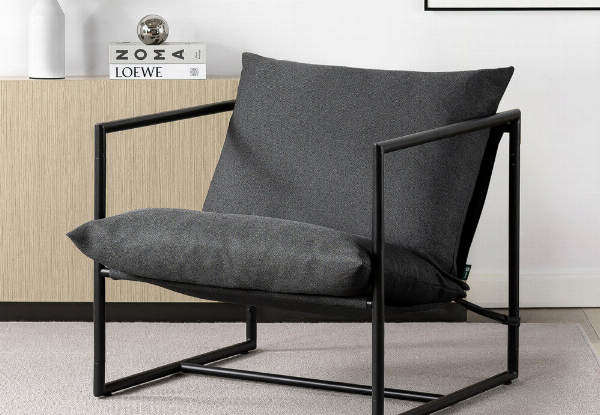 Aidan Dark Grey Sling Chair