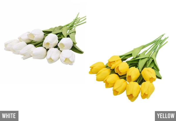 Artificial Tulip Flowers Home Decor - Available in 14 Colours