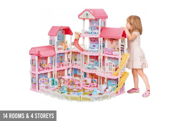 Doll House Playset with Light & Music - Two Options Available