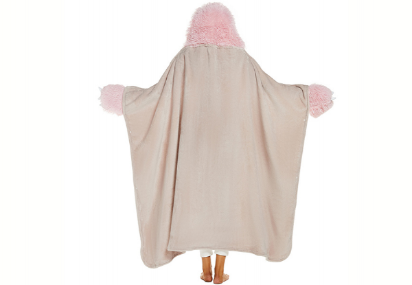 Cute Sloth Hooded Blanket