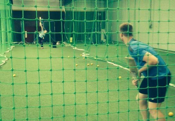 One-Hour Batting Cage Session for up to Four People incl. Helmet & Bat Hire- Option for a 30-Minute Session for up to Two People